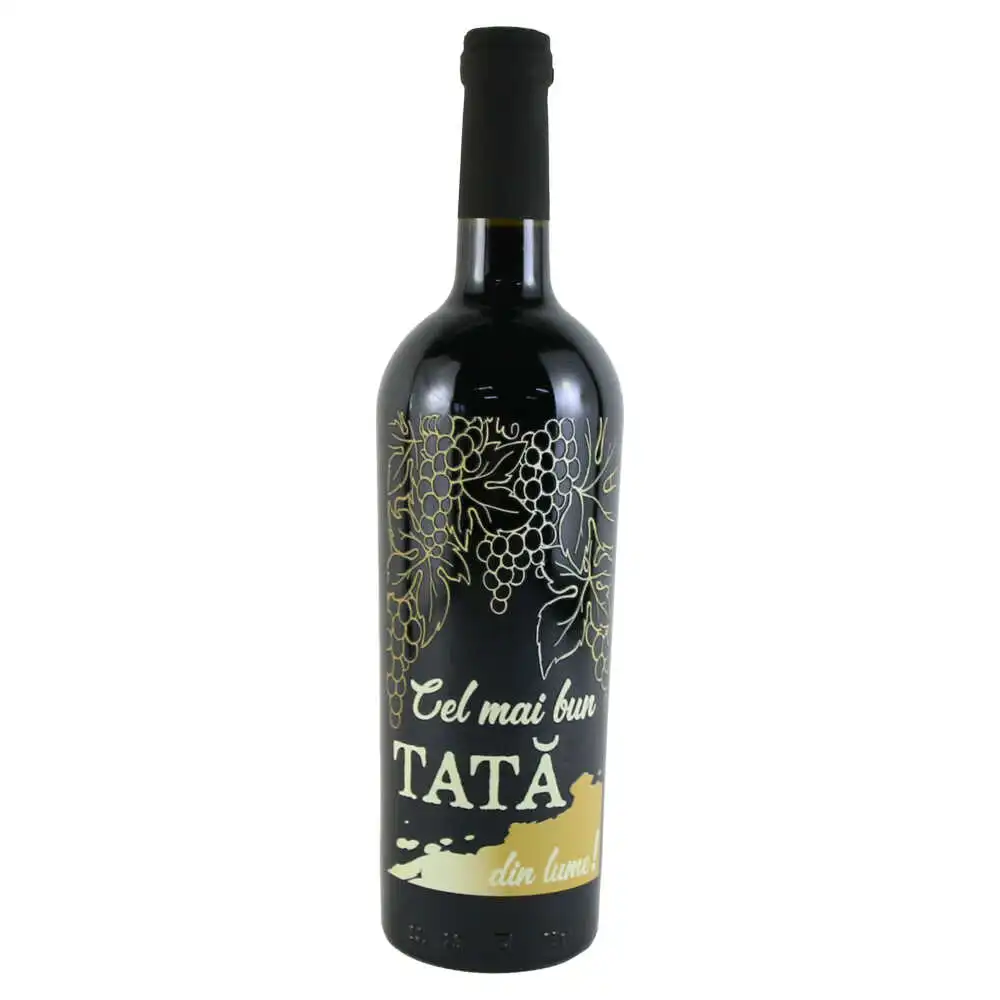 Vin rosu 750 ml "Cel mai bun Tata din lume!" Vin rosu 750 ml "Cel mai bun Tata din lume!"