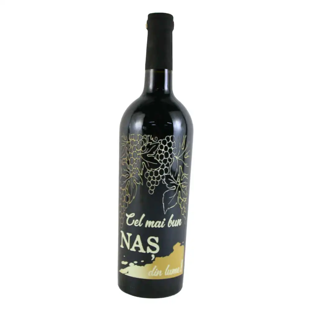 Vin rosu 750 ml "Cel mai bun Nas din lume!"