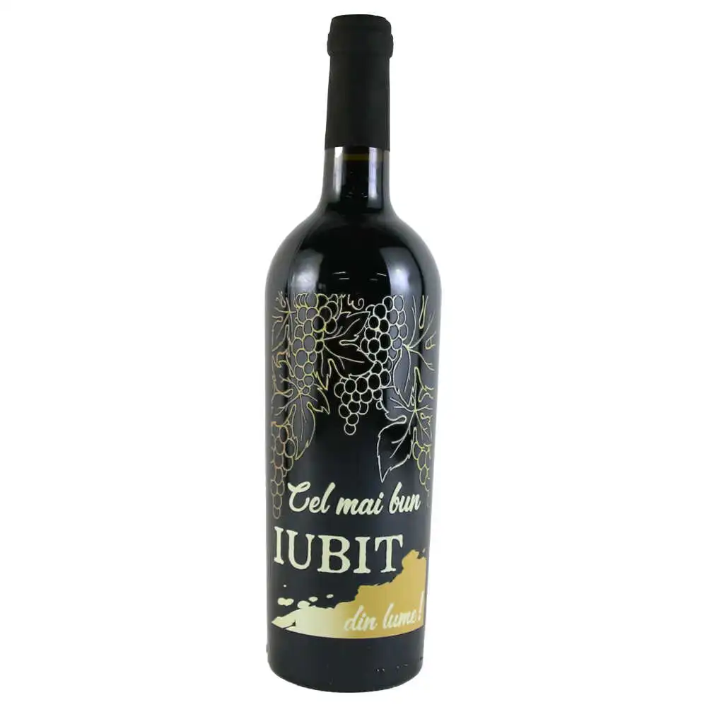 Vin rosu 750 ml "Cel mai bun Iubit din lume!"