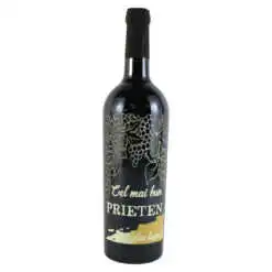 Vin rosu 750 ml "Cel mai bun Prieten din lume!"