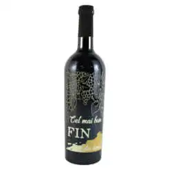 Vin rosu 750 ml "Cel mai bun Fin din lume!"