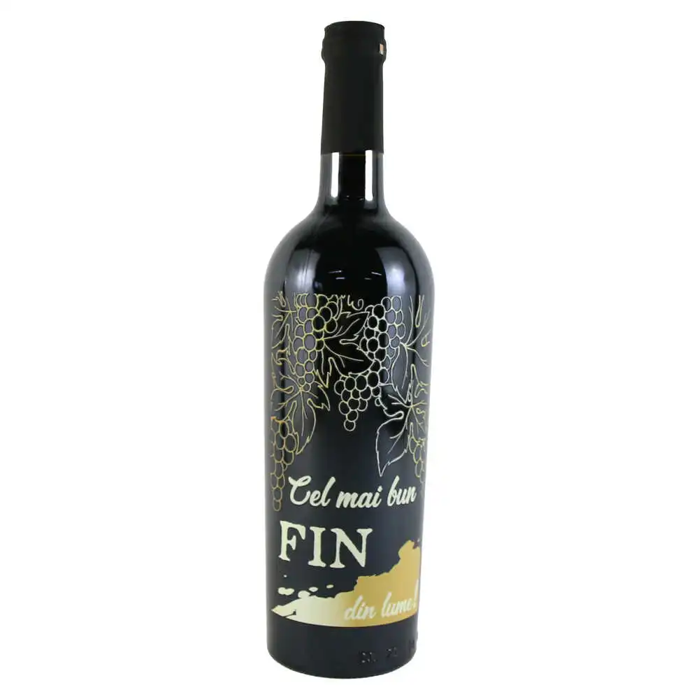 Vin rosu 750 ml "Cel mai bun Fin din lume!"