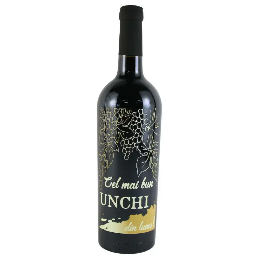 Vin rosu 750 ml "Cel mai bun Unchi din lume!"
