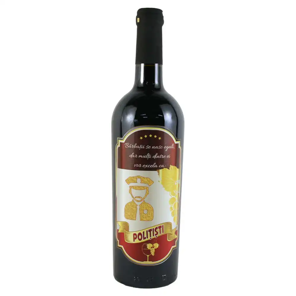 Vin rosu 750 ml "Politisti!" Vin rosu 750 ml "Politisti!"