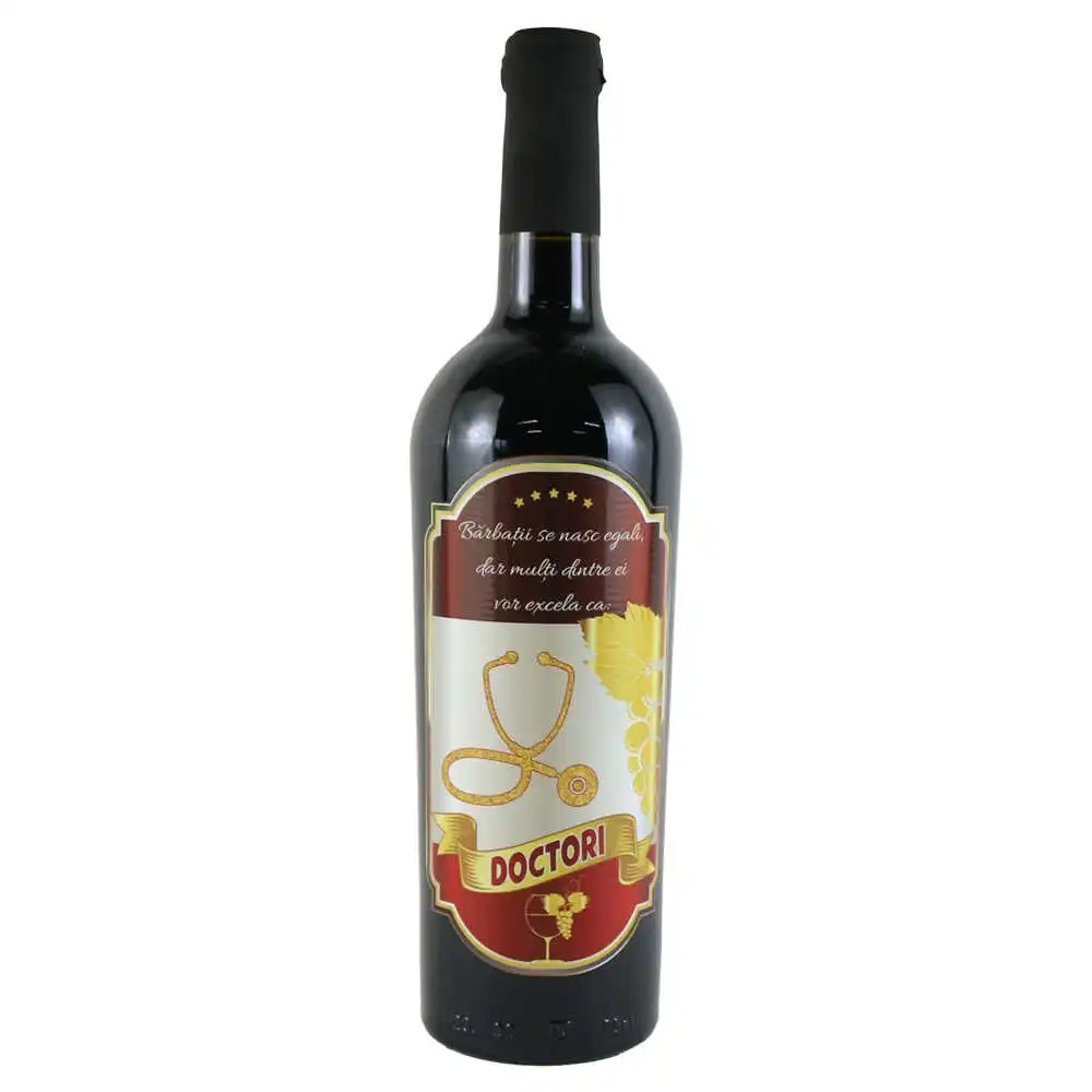 Vin rosu 750 ml "Doctori !" Vin rosu 750 ml "Doctori !"
