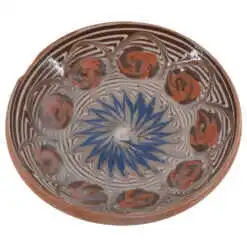 Farfurie realizata din ceramica de Horezu - Diferite modele