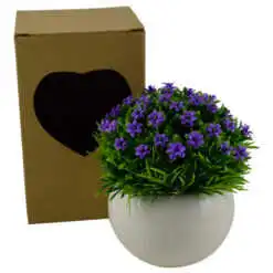 Floare artificiala - Floare heliotrop/Trandafiri pitici - Diverse culori