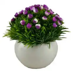 Floare artificiala - Floare heliotrop/Trandafiri pitici - Diverse culori