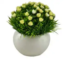 Floare artificiala - Floare heliotrop/Trandafiri pitici - Diverse culori