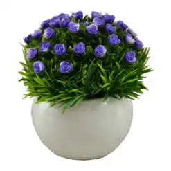 Floare artificiala - Floare heliotrop/Trandafiri pitici - Diverse culori