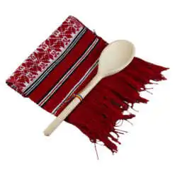 Set cadou prosop cu lingurita lemn
