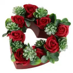 Aranjament floral cu trandafiri de sapun 20 CM