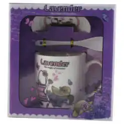 Cana cu farfurie si lingurita