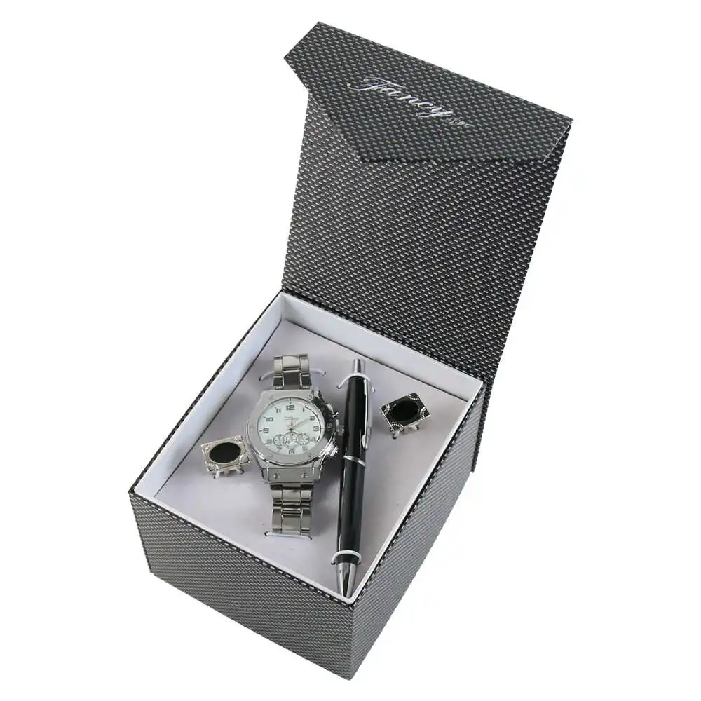 Set cadou pentru barbati 3 piese - Ceas Set cadou pentru barbati 3 piese - Ceas