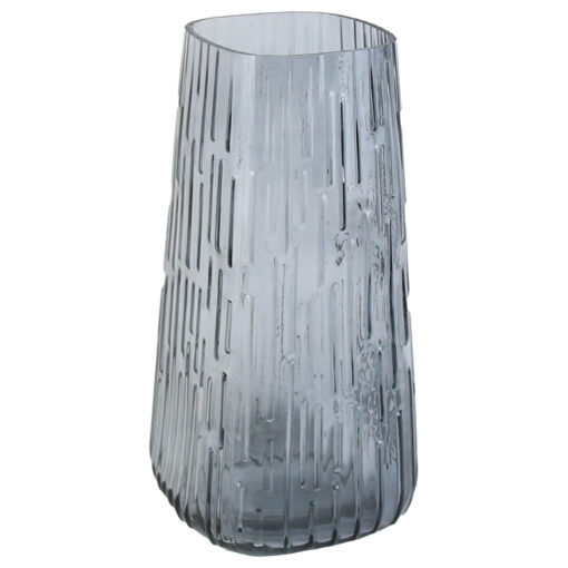 Vaza din sticla gri 11x22 CM
