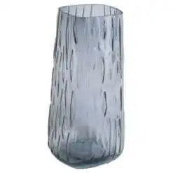 Vaza din sticla gri 11x22 CM