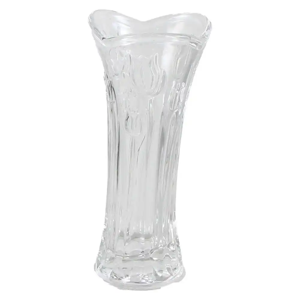 Vaza din sticla gravata 18 CM Vaza din sticla gravata 18 CM