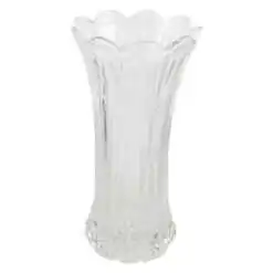 Vaza din sticla gravata 19.5 CM