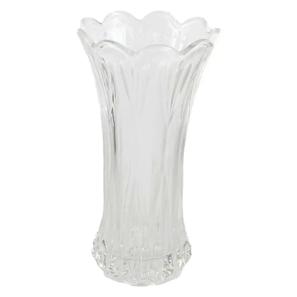Vaza din sticla gravata 19.5 CM