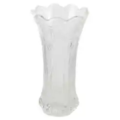 Vaza din sticla gravata 19.5 CM