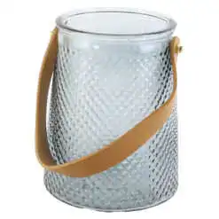 Vaza din sticla gri 11x16 CM