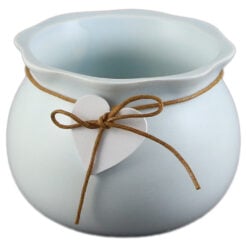Ghiveci din ceramica cu inimioara 11x8 CM