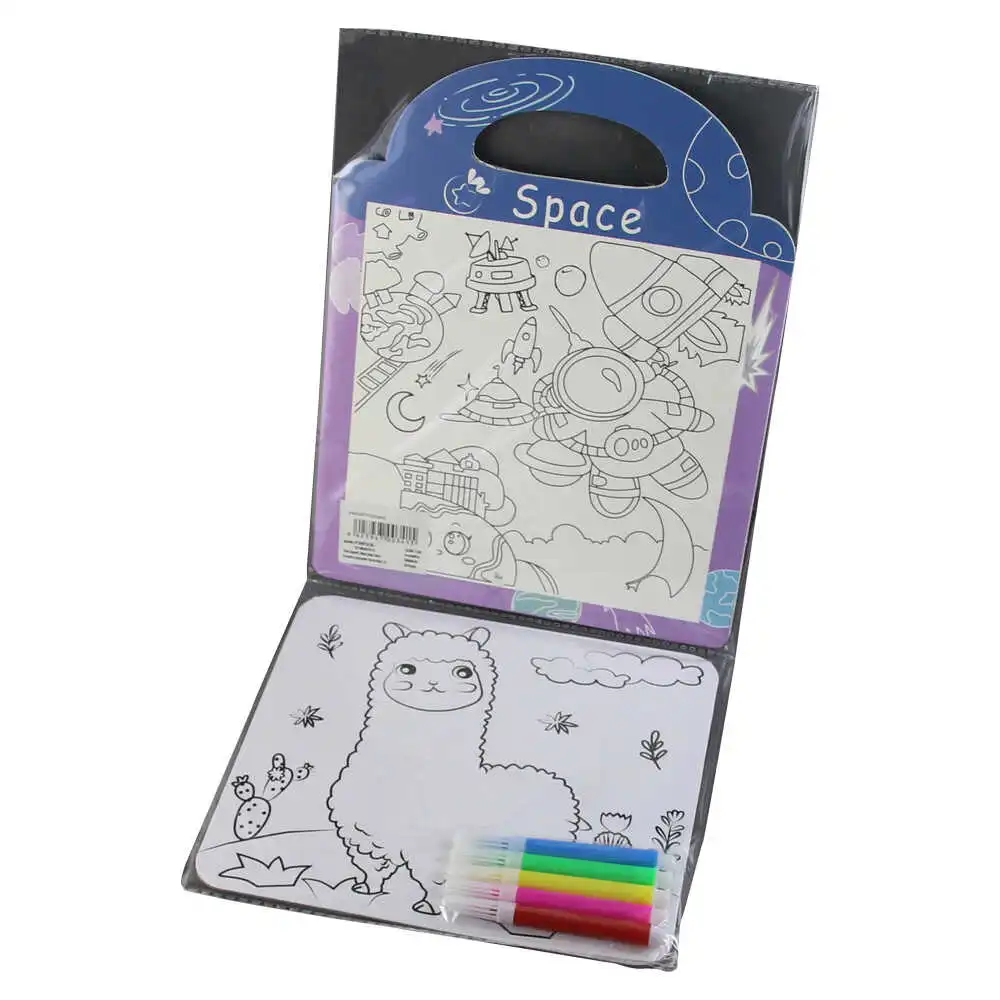 Caiet pentru colorat cu carioci "Space" Caiet pentru colorat cu carioci "Space"