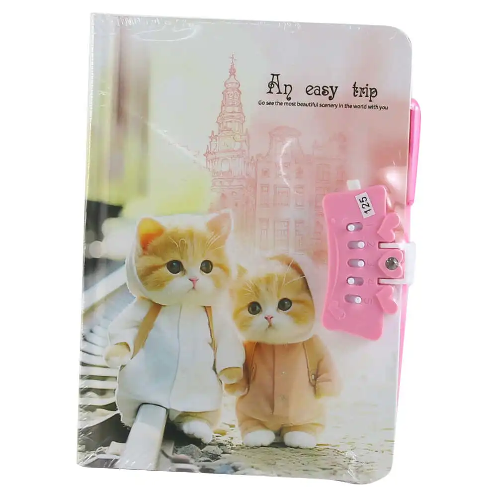 Agenda cu lacat "An easy trip" 14x19 CM