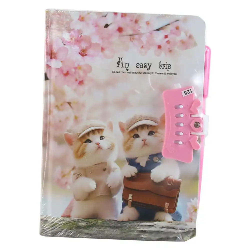 Agenda cu lacat "An easy trip" 14x19 CM