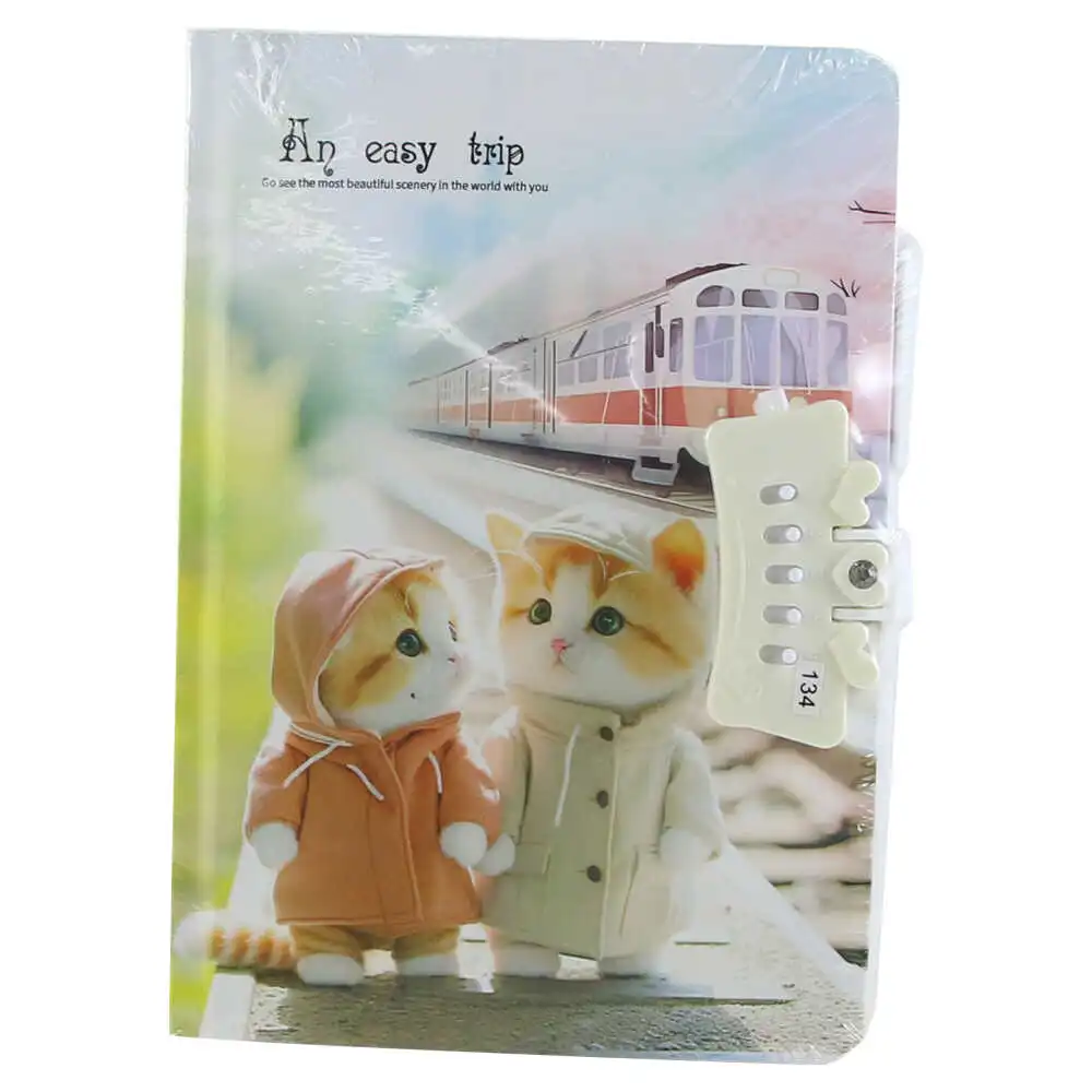 Agenda cu lacat "An easy trip" 14x19 CM
