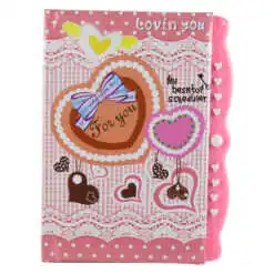 Agenda cu lacat "Lovin'n you" 14x19 CM