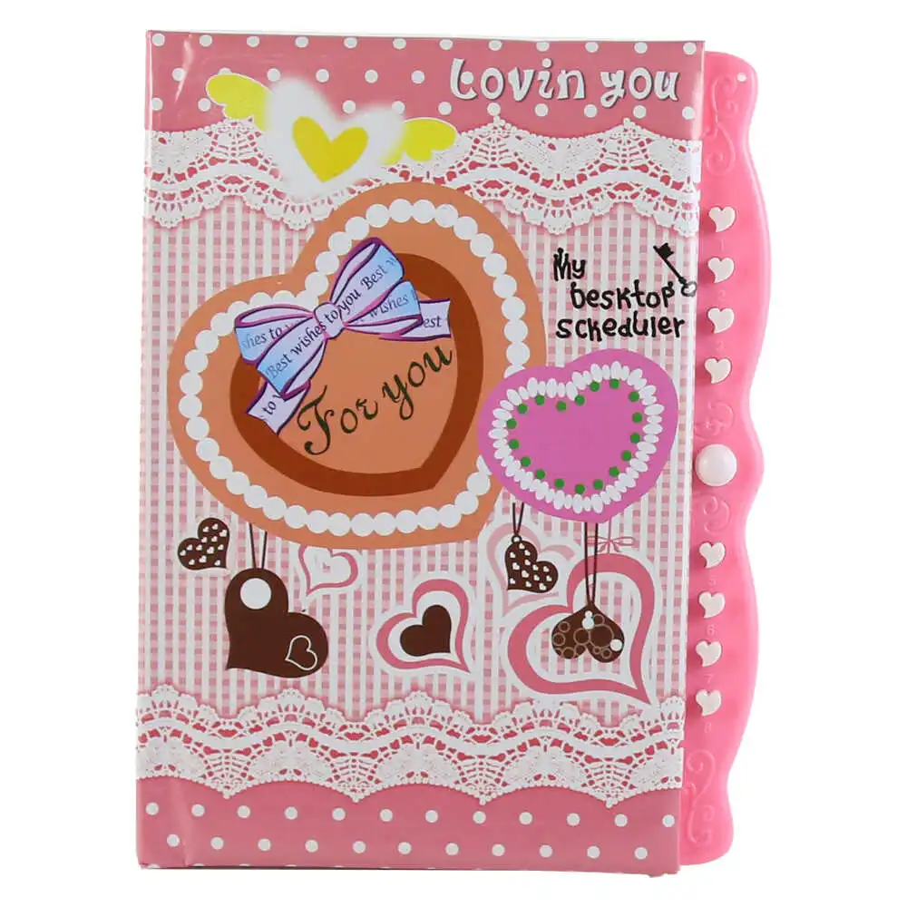Agenda cu lacat "Lovin'n you" 14x19 CM Agenda cu lacat "Lovin'n you" 14x19 CM