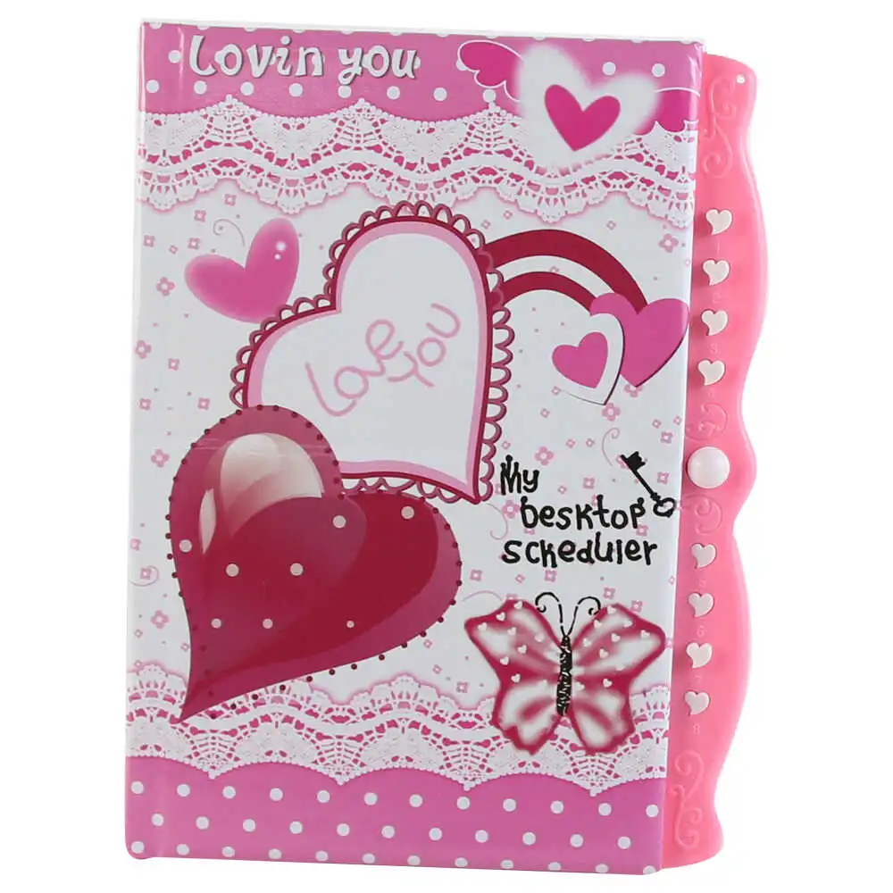 Agenda cu lacat "Lovin'n you" 14x19 CM Agenda cu lacat "Lovin'n you" 14x19 CM