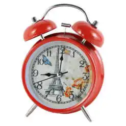 Ceas desteptator din metal si plastic 11x17 CM
