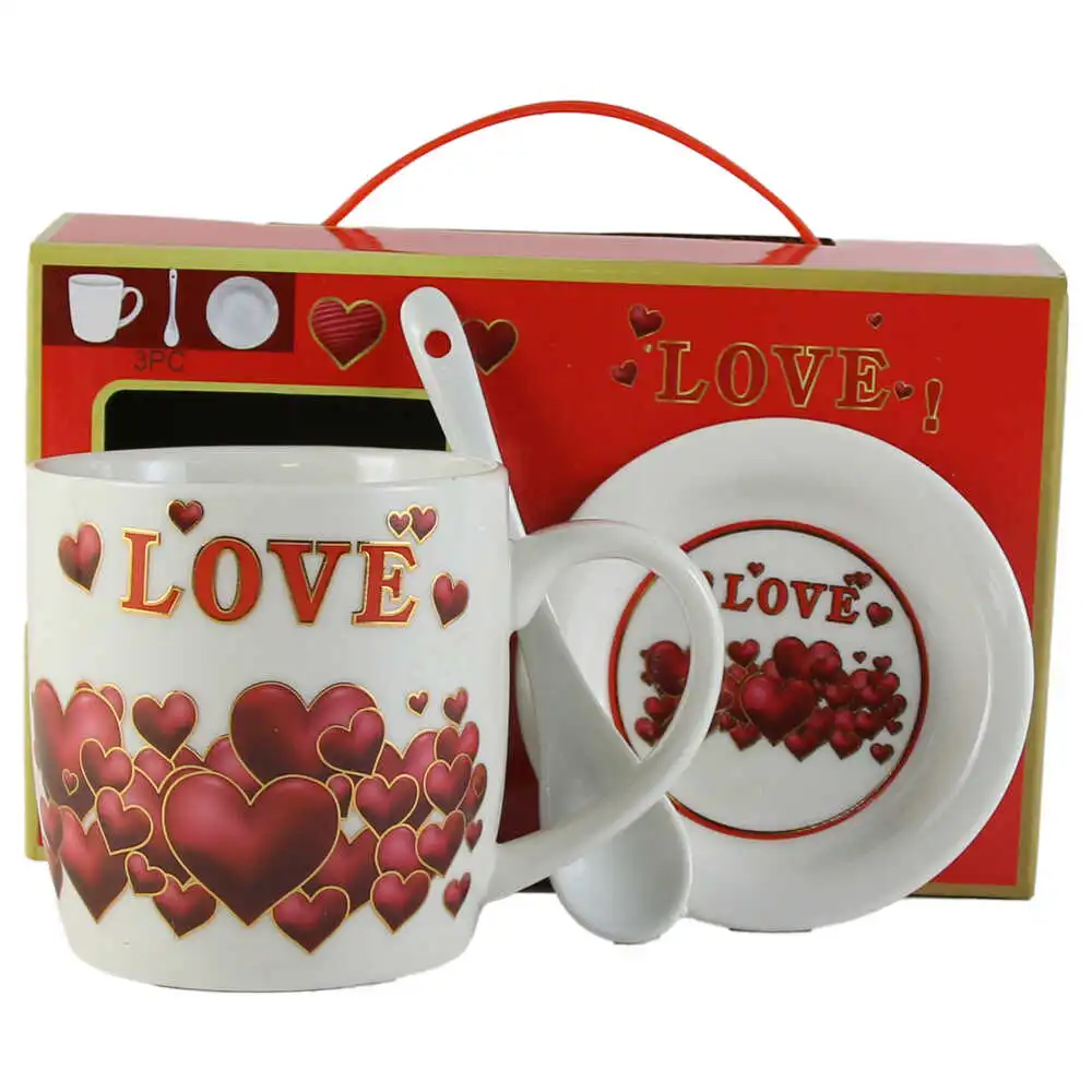 din ceramica "Love" - inimioare