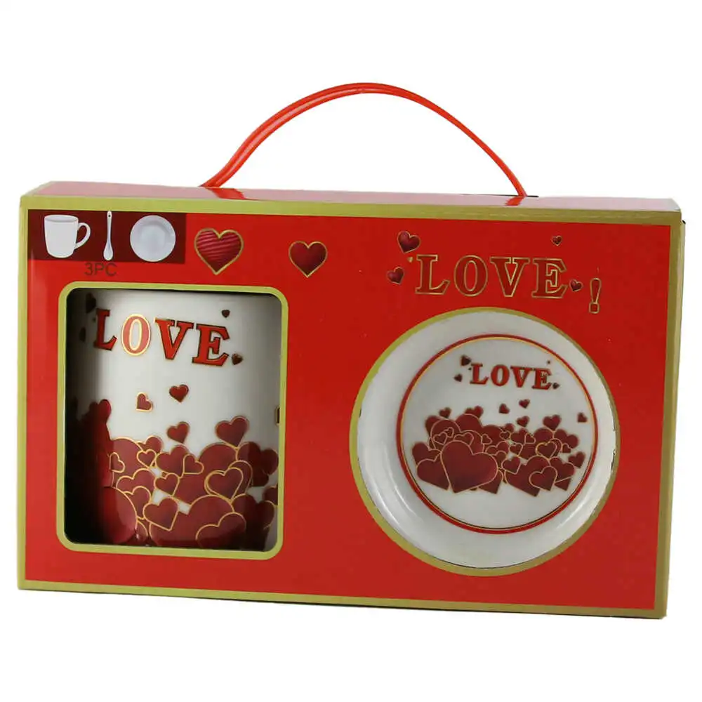 din ceramica "Love" - inimioare