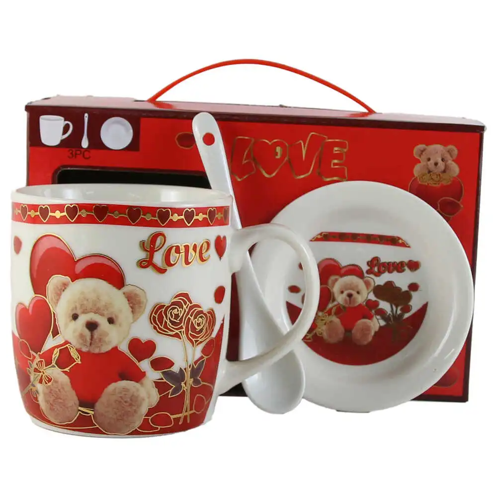 din ceramica "Love" - ursulet