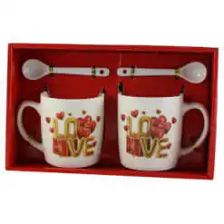 Set 2 cani cu lingurite