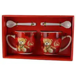 Set 2 cani cu lingurite