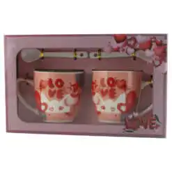 Set 2 cani cu lingurite