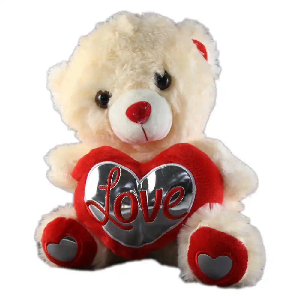 Ursulet de plus cu inimioara Love 27 CM