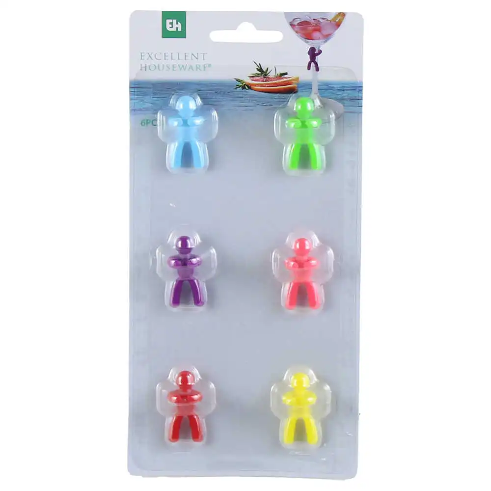 Set 6 identificatoare pahar