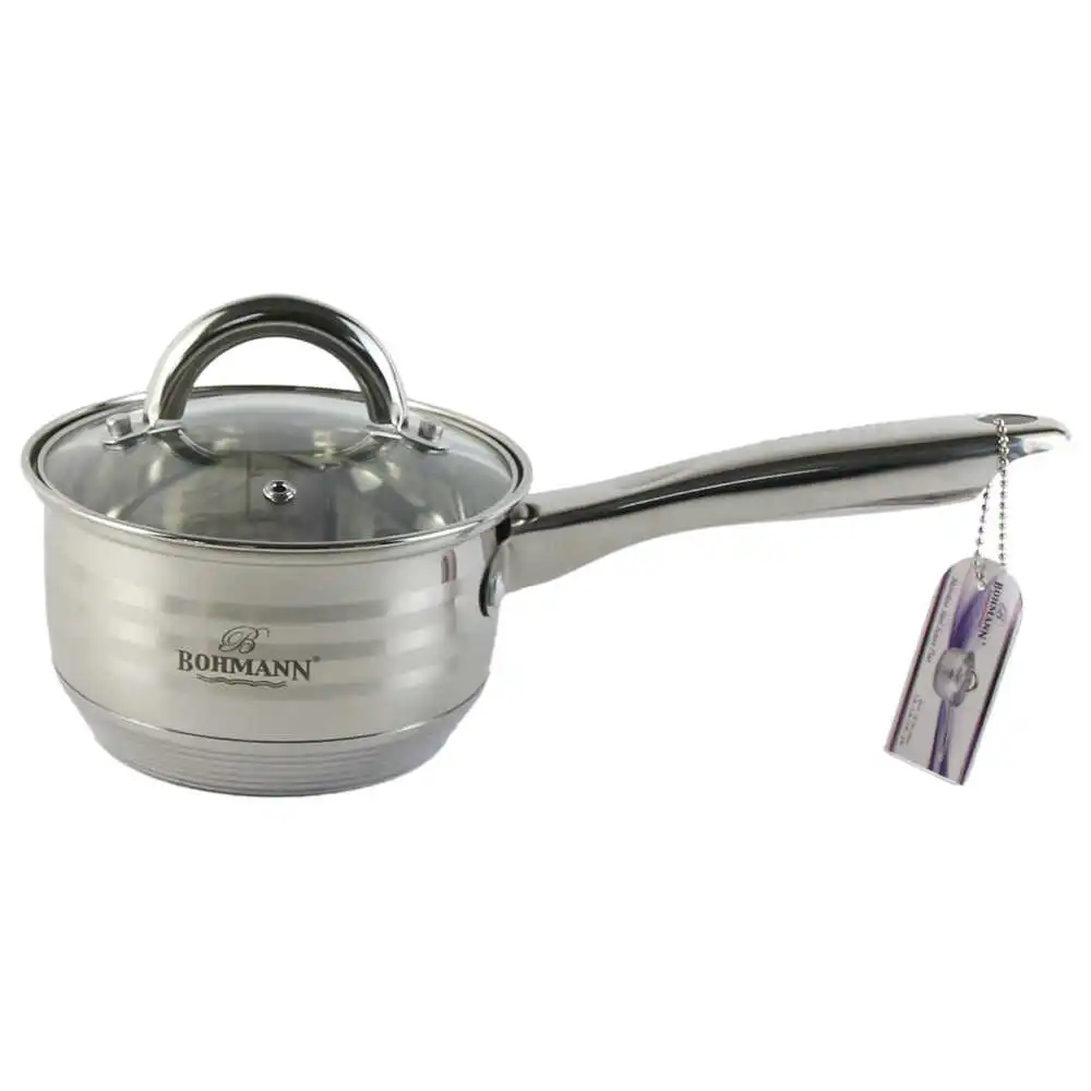 Cratita pentru sos din inox cu capac Cratita pentru sos din inox cu capac