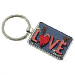 Breloc din metal "Love"