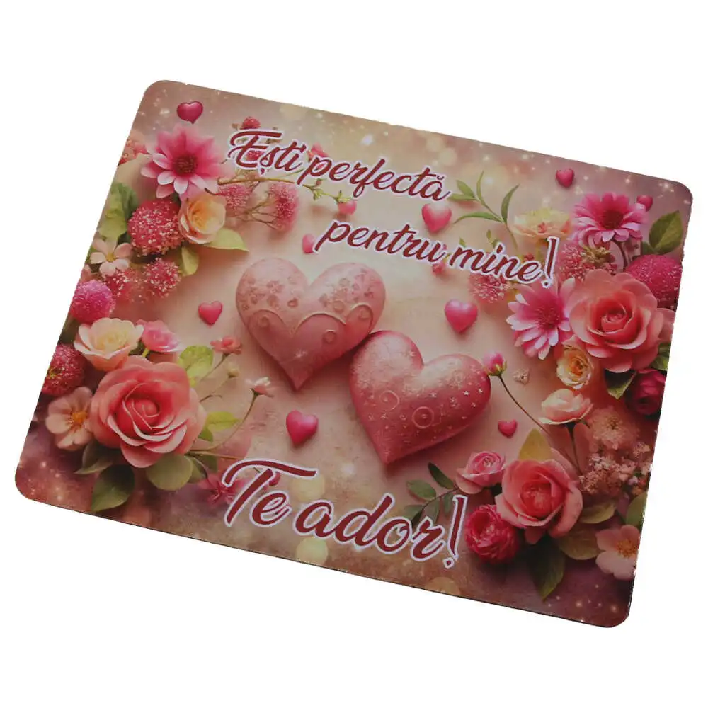 Mouse Pad "Esti perfecta pentru mine" 22x18 CM Mouse Pad "Esti perfecta pentru mine" 22x18 CM