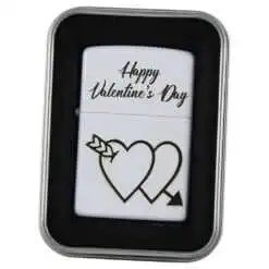 Bricheta metalica "Happy Valentine's Day"