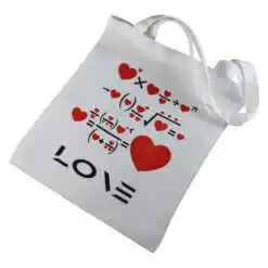 Sacosa textil 28x34 CM "Love"