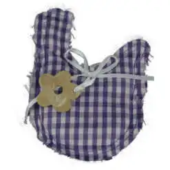 Gaina din textil cu agatator 9x12 CM