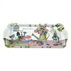 Tava pentru servire din plastic Hortensia 33x15 CM