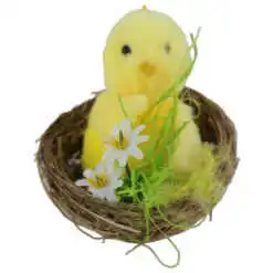 Decoratiune pentru Pasti Cuib cu puisor 8 CM